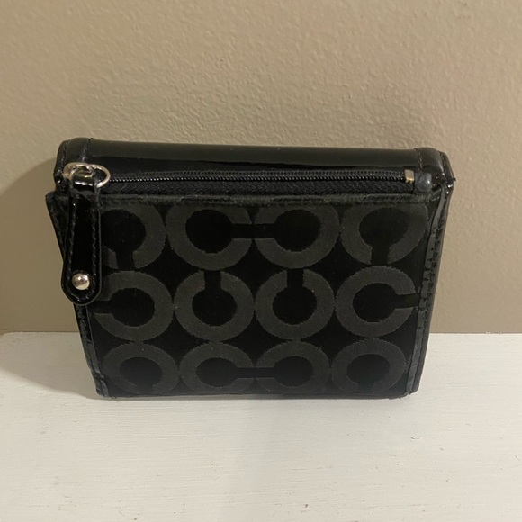 Coach tri-fold black wallet - Picture 2 of 8